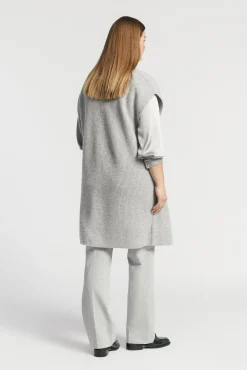 Xandres Cardigan long sans manches-Femme Xandres Plus|Pulls & Cardigans