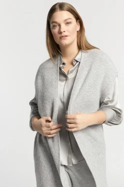 Xandres Cardigan long sans manches-Femme Xandres Plus|Pulls & Cardigans