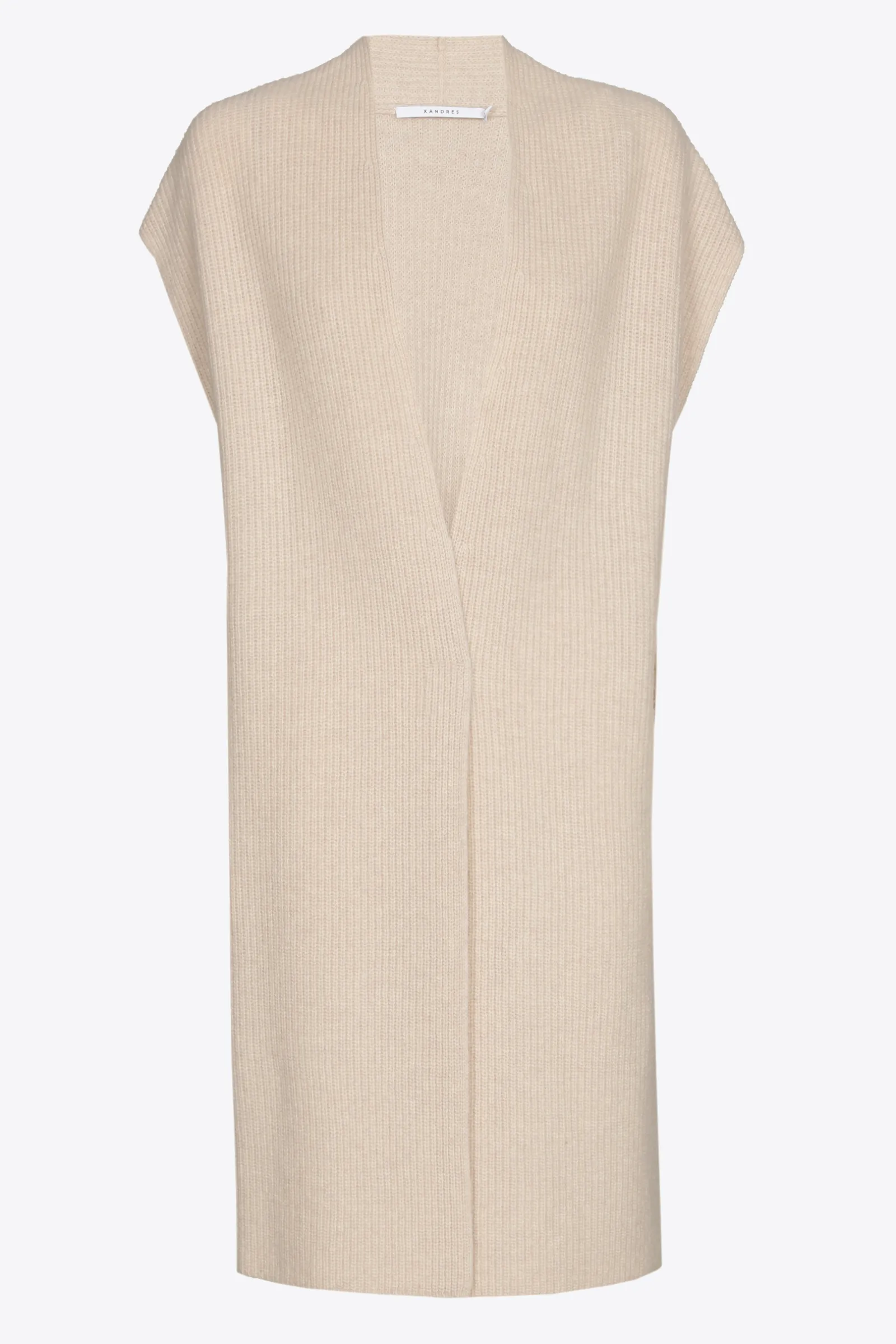 Xandres Cardigan long sans manches-Femme Xandres Plus|Pulls & Cardigans