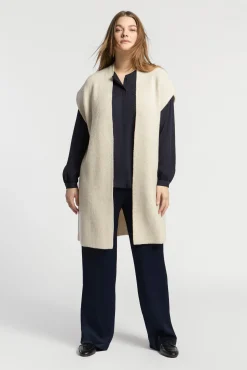 Xandres Cardigan long sans manches-Femme Xandres Plus|Pulls & Cardigans