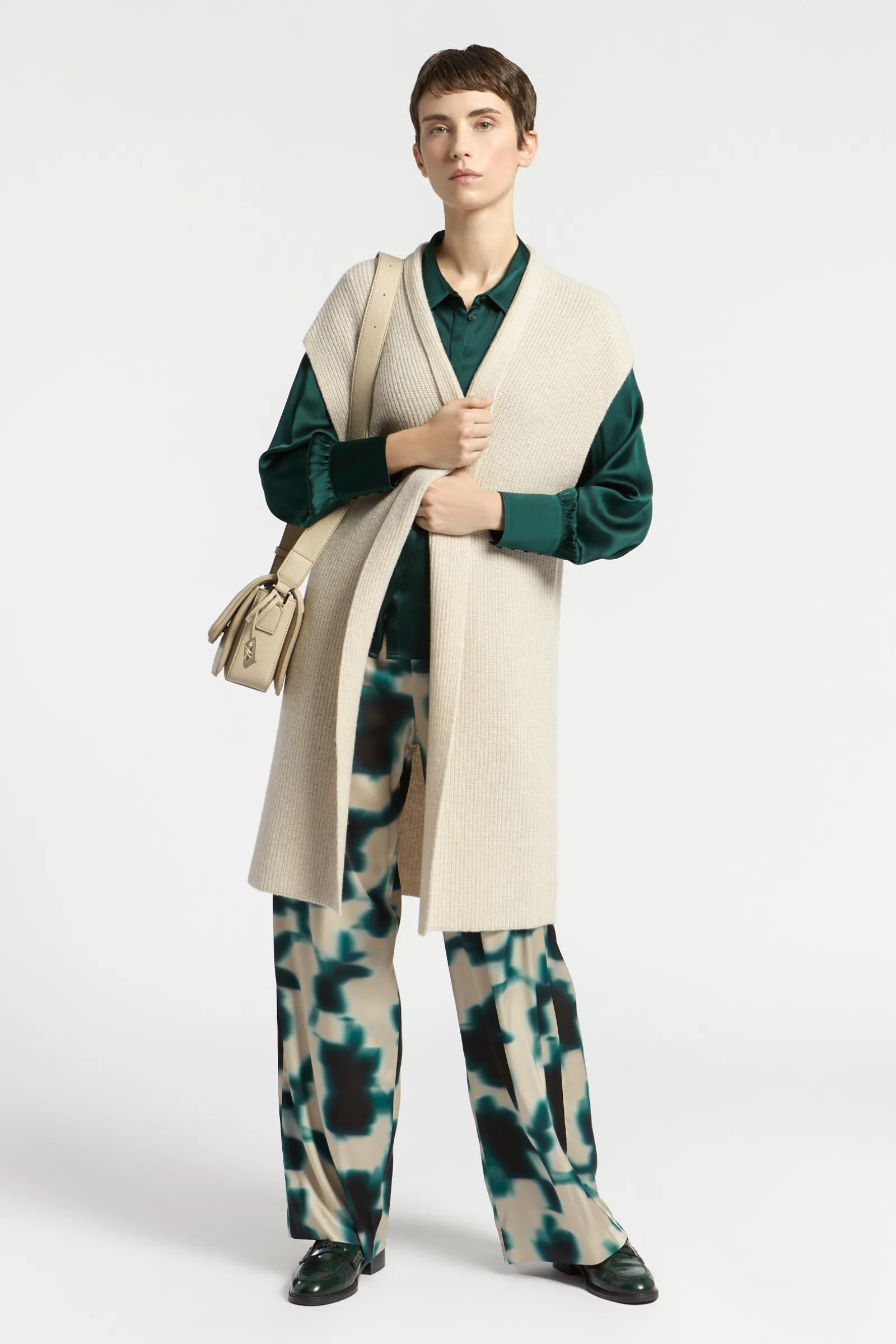 Xandres Cardigan long sans manches-Femme Xandres Plus|Pulls & Cardigans