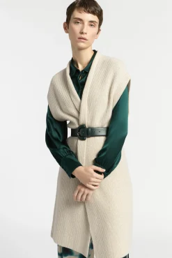 Xandres Cardigan long sans manches-Femme Xandres Plus|Pulls & Cardigans