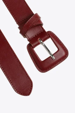 Xandres Ceinture en cuir avec boucle arrondie-Femme Accessoires