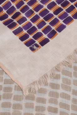 Xandres Écharpe à couleurs contrastées-Femme Accessoires|Echarpes