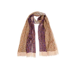 Xandres Écharpe à couleurs contrastées-Femme Accessoires|Echarpes
