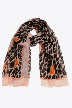 Xandres Écharpe en laine avec imprimé léopard-Femme Accessoires|Echarpes