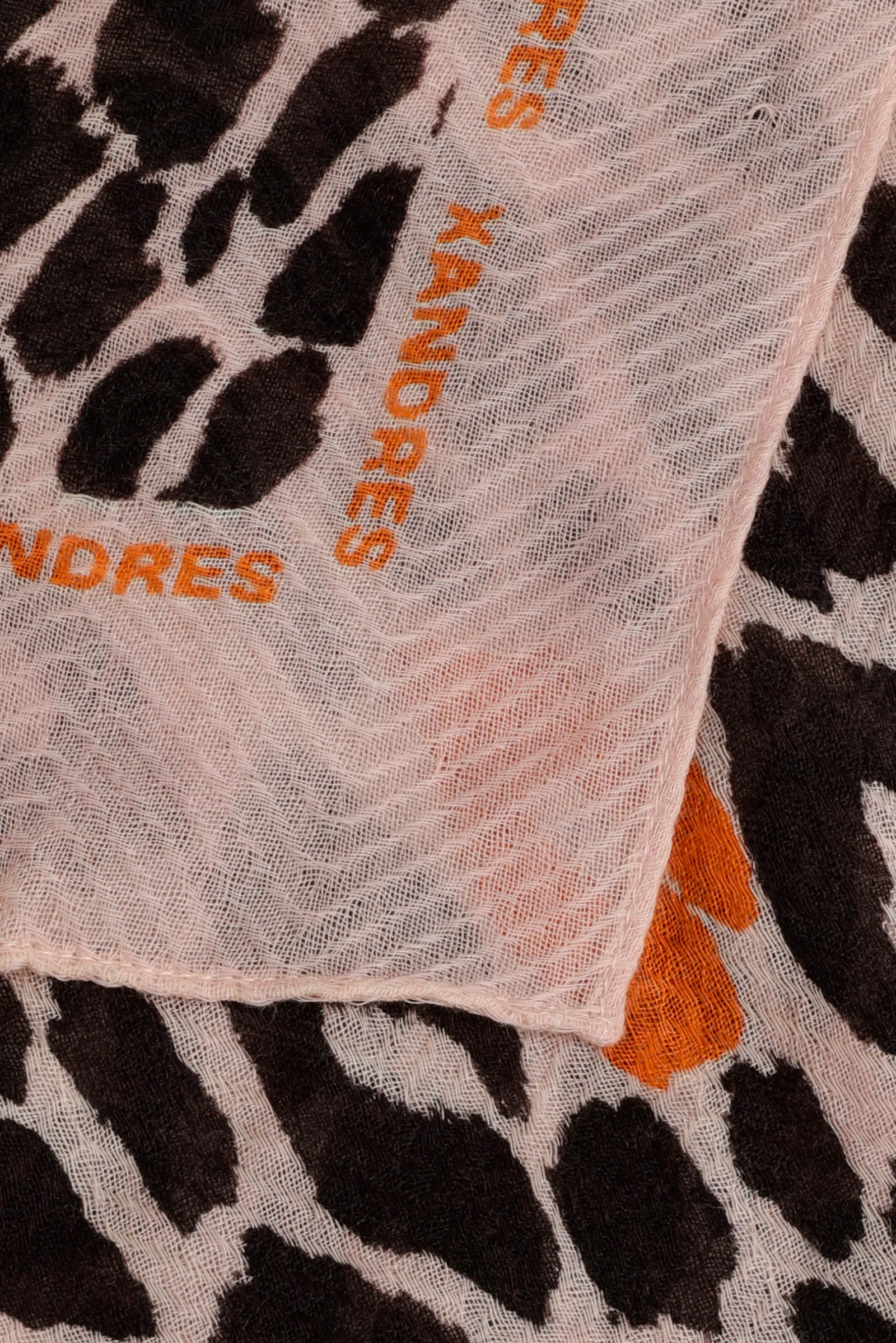 Xandres Écharpe en laine avec imprimé léopard-Femme Accessoires|Echarpes