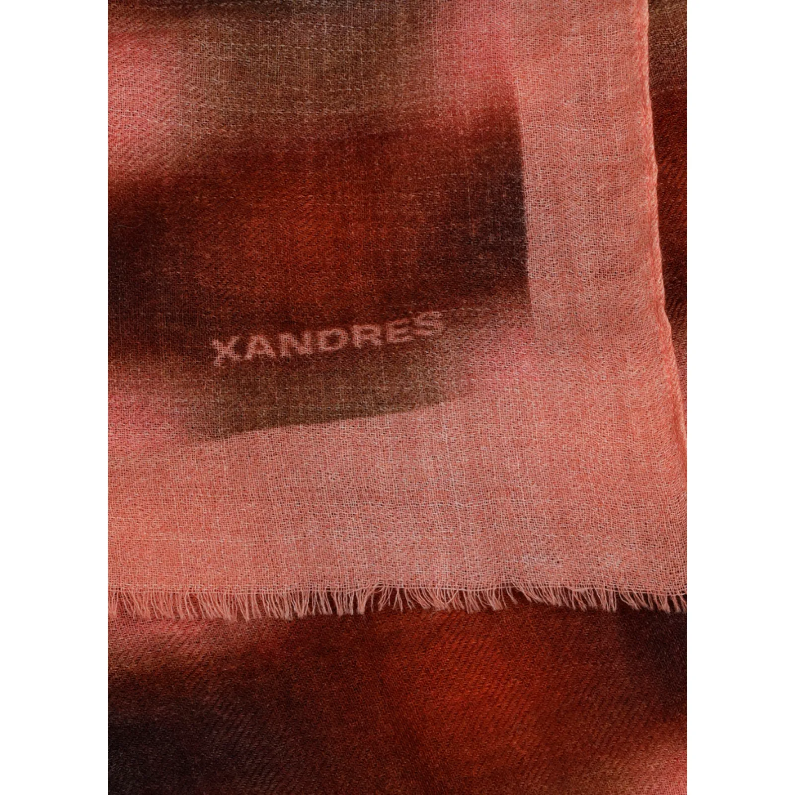 Xandres Écharpe en laine à imprimé flou-Femme Accessoires|Echarpes