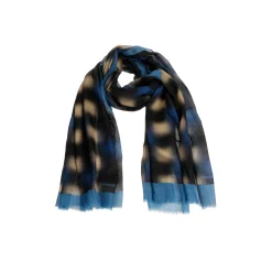 Xandres Écharpe en laine à imprimé flou-Femme Accessoires|Echarpes