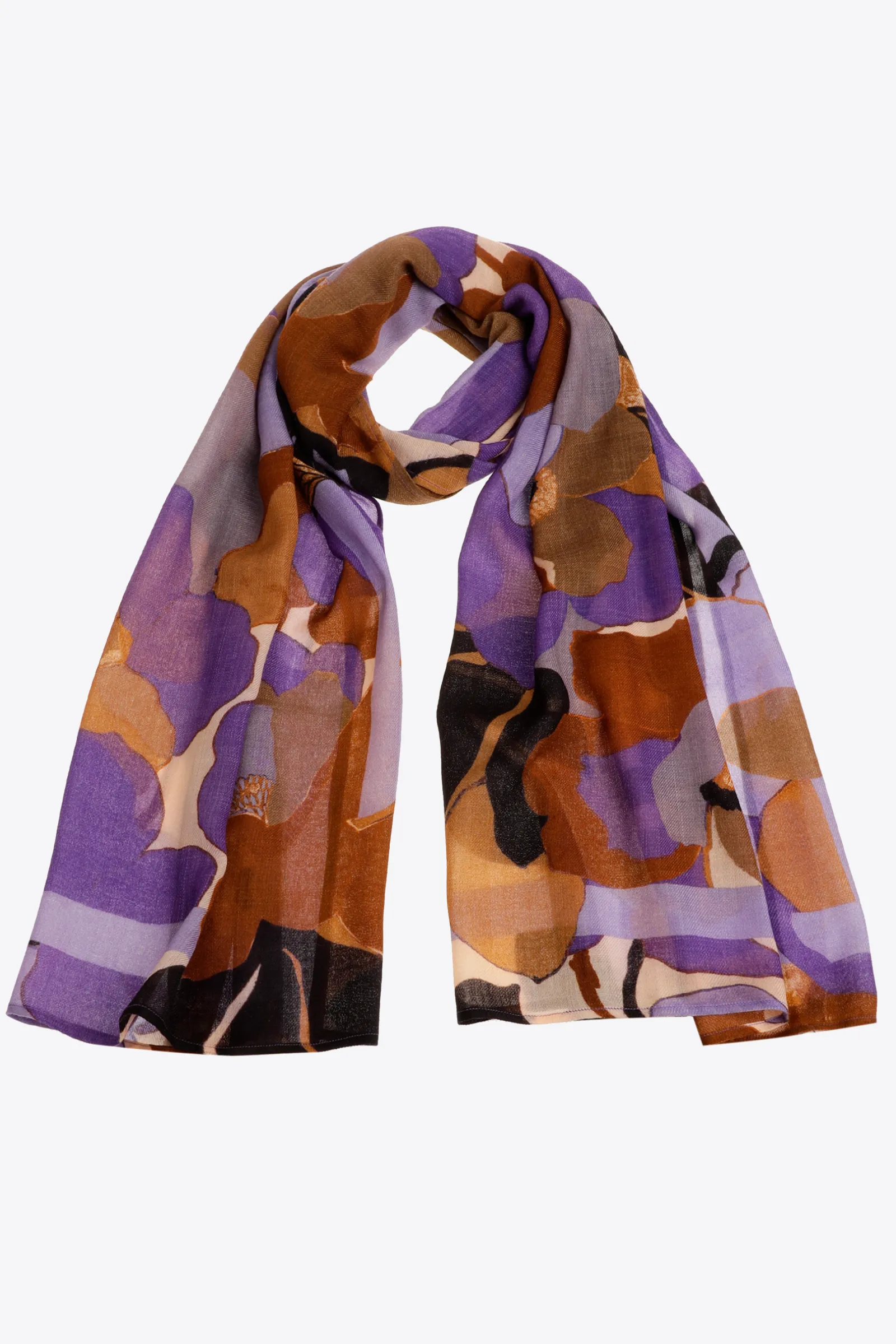 Xandres Écharpe en laine à motif floral-Femme Accessoires