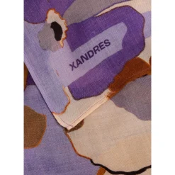 Xandres Écharpe en laine à motif floral-Femme Accessoires