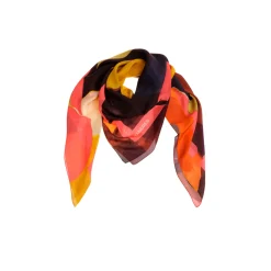 Xandres Écharpe en soie à motif floral-Femme Accessoires|Echarpes
