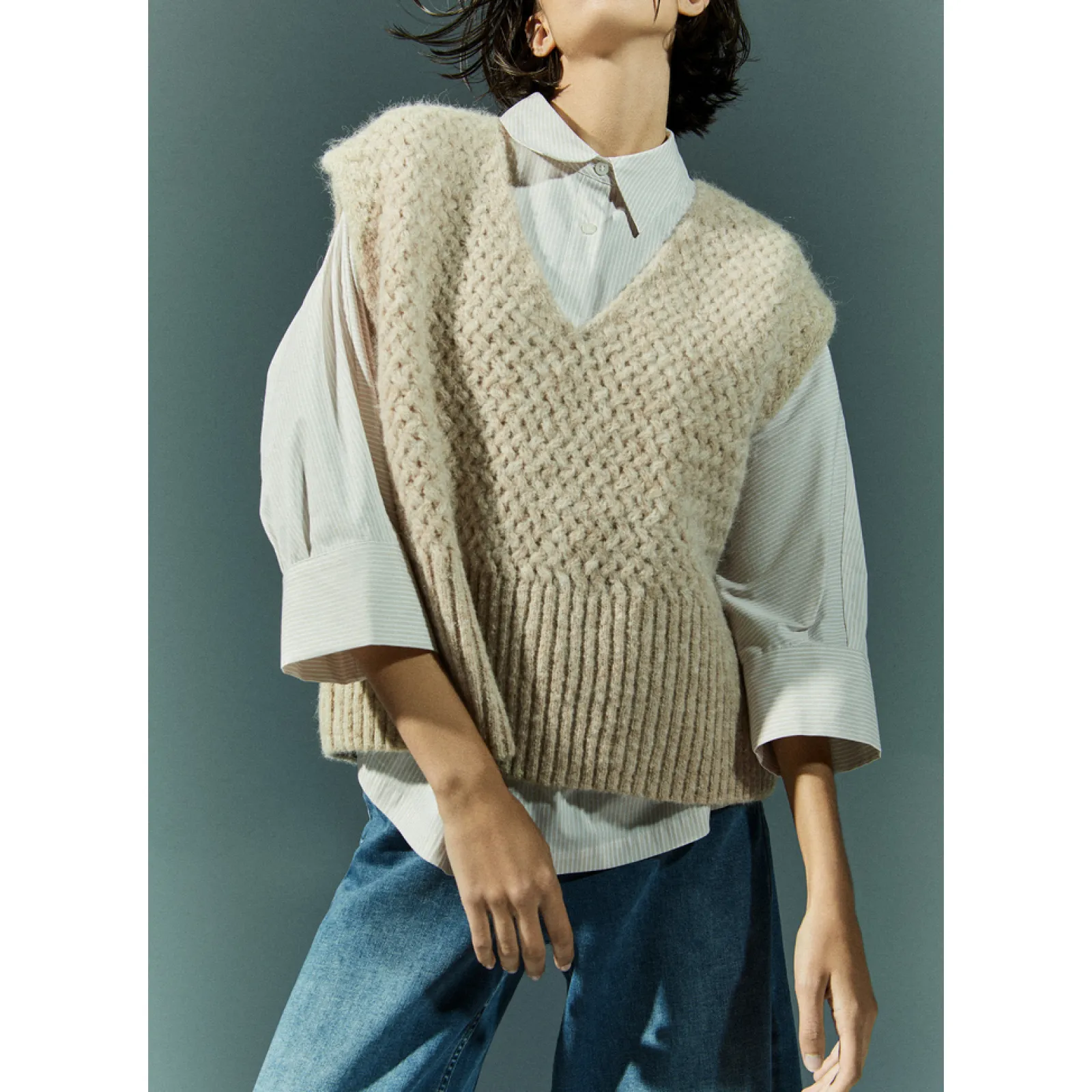 Xandres Chemise surdimensionnée à rayures-Femme Blouses