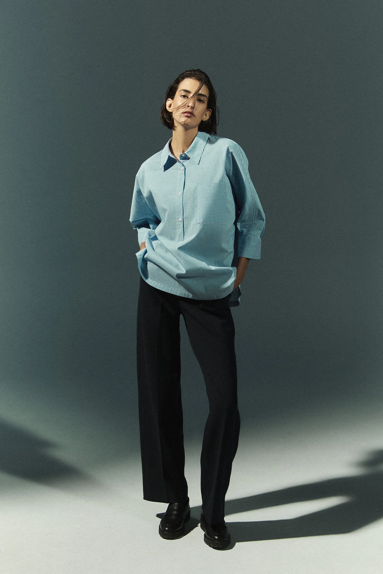 Xandres Chemise surdimensionnée à rayures-Femme Blouses