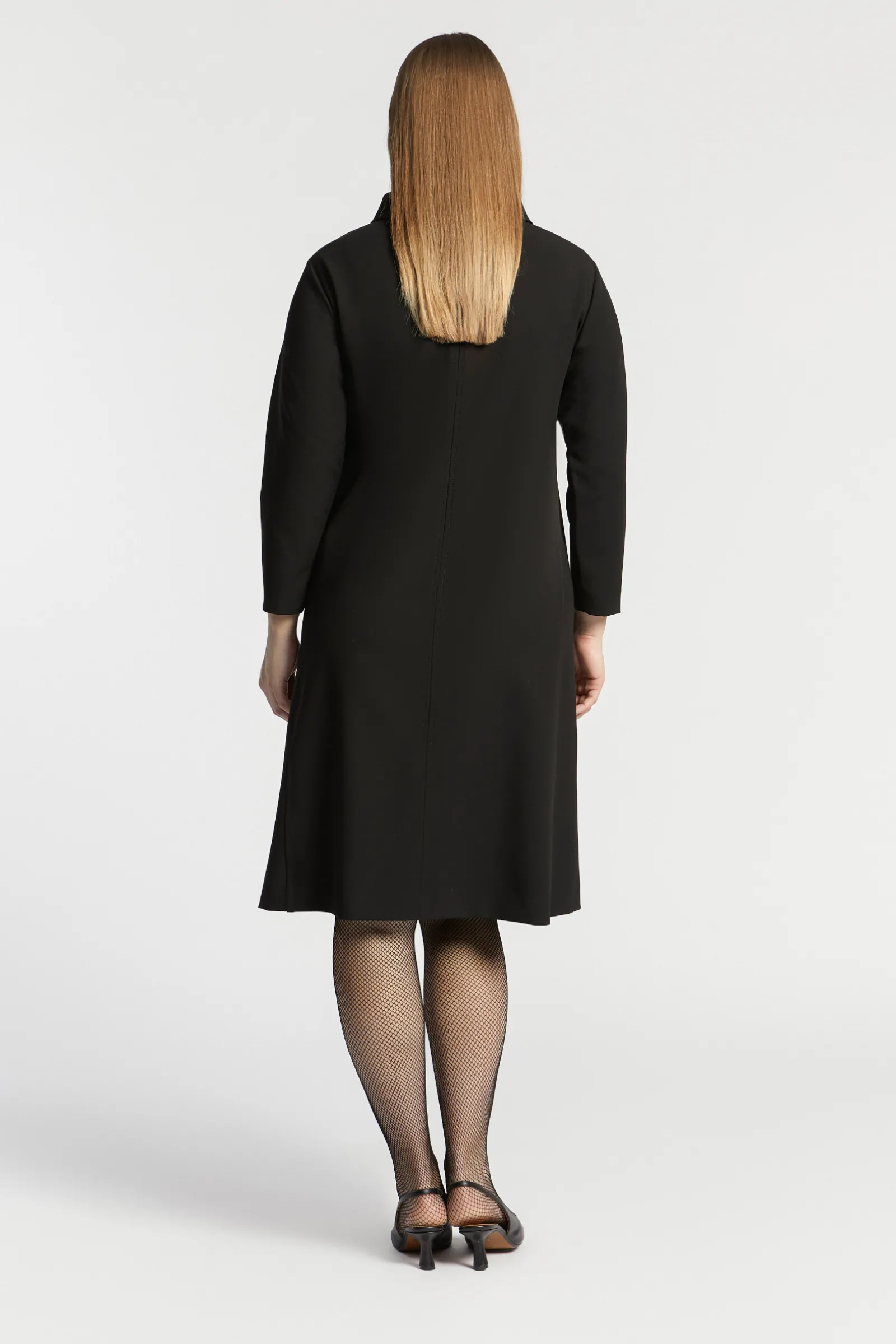 Xandres Confortable robe en crêpe-Femme Xandres Plus|Robes