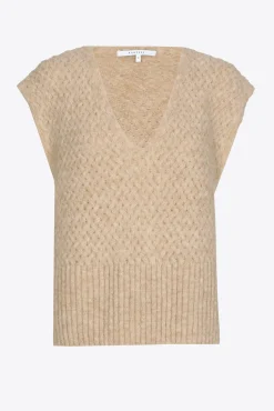 Xandres Débardeur confectionné dans un mélange de laines-Femme Pulls & Cardigans