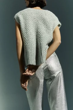Xandres Débardeur confectionné dans un mélange de laines-Femme Pulls & Cardigans