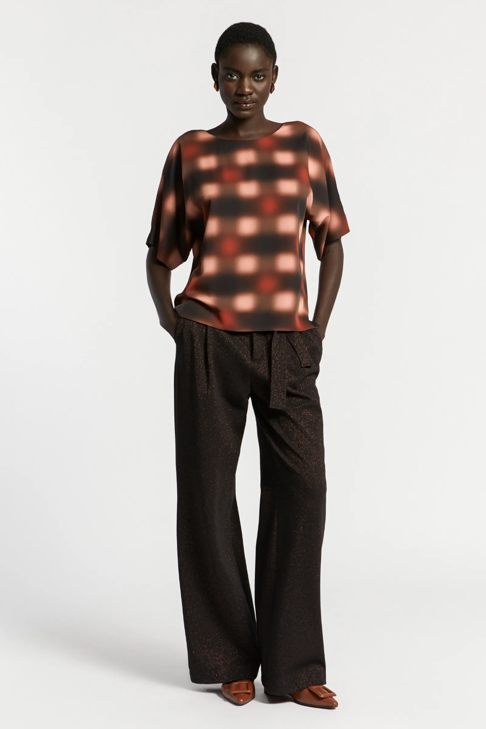 Xandres Débardeur à imprimé flou-Femme Xandres Plus|Blouses