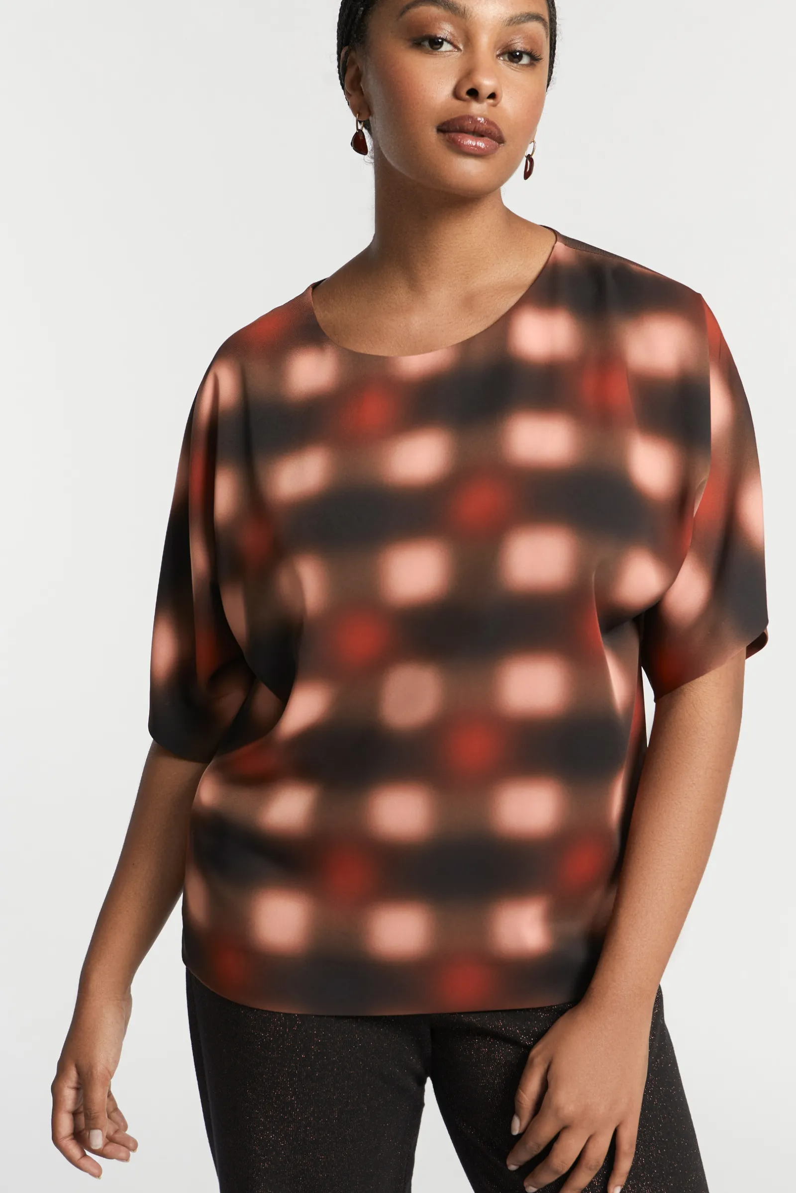 Xandres Débardeur à imprimé flou-Femme Xandres Plus|Blouses