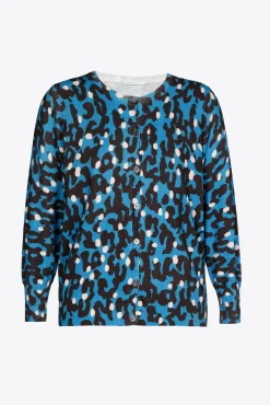 Xandres Fin gilet tissé à motif-Femme Xandres Plus|Pulls & Cardigans