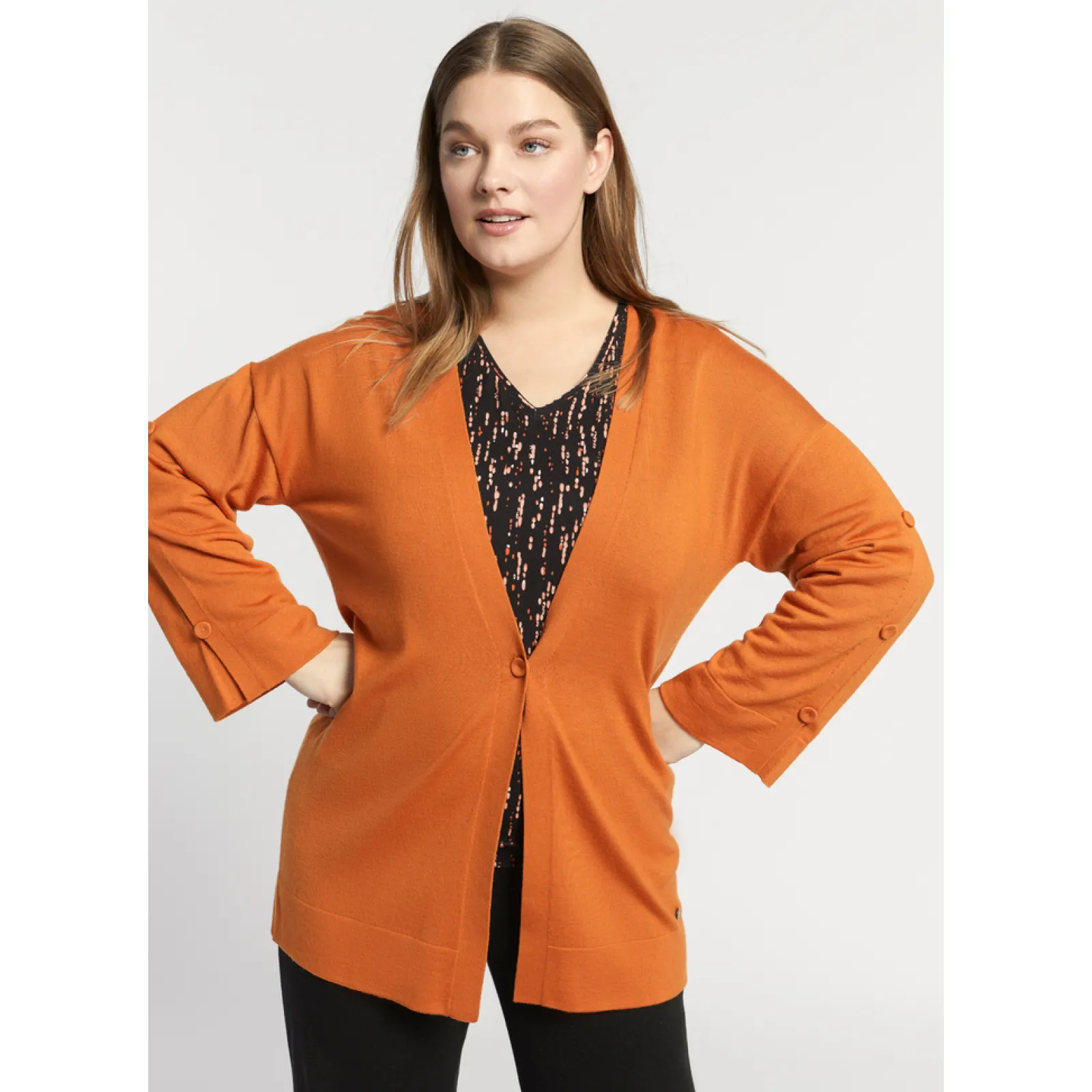 Xandres Gilet en laine recyclée-Femme Pulls & Cardigans