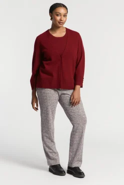 Xandres Gilet en mélange de laines fines-Femme Xandres Plus|Pulls & Cardigans