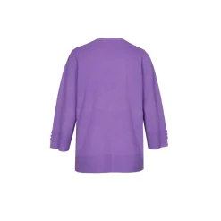 Xandres Gilet en mélange de laines fines-Femme Xandres Plus|Pulls & Cardigans