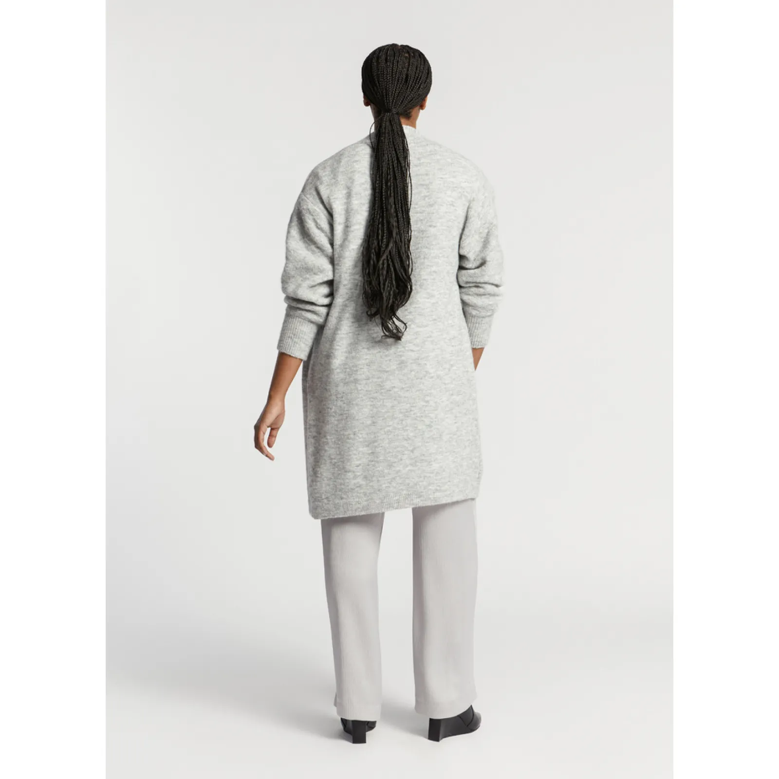 Xandres Gilet long en laine d’alpaga-Femme Xandres Plus|Pulls & Cardigans