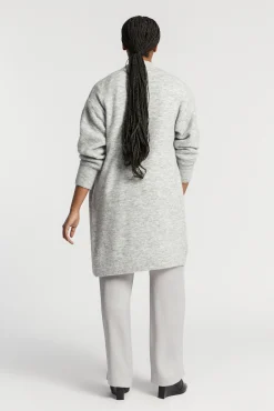 Xandres Gilet long en laine d’alpaga-Femme Xandres Plus|Pulls & Cardigans