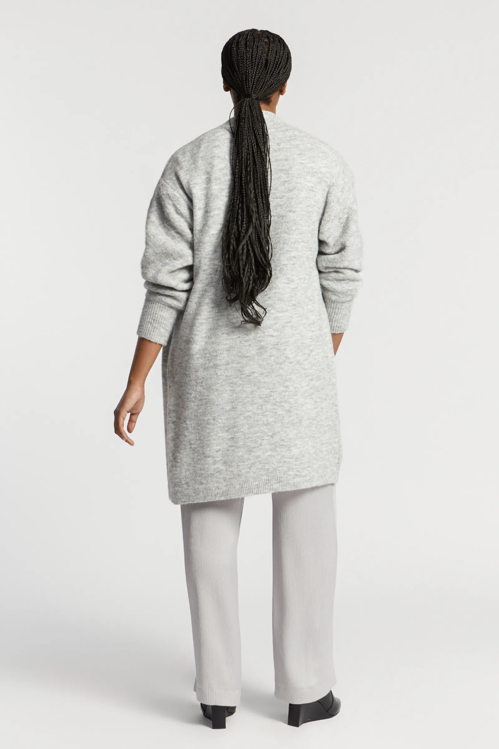 Xandres Gilet long en laine d’alpaga-Femme Xandres Plus|Pulls & Cardigans