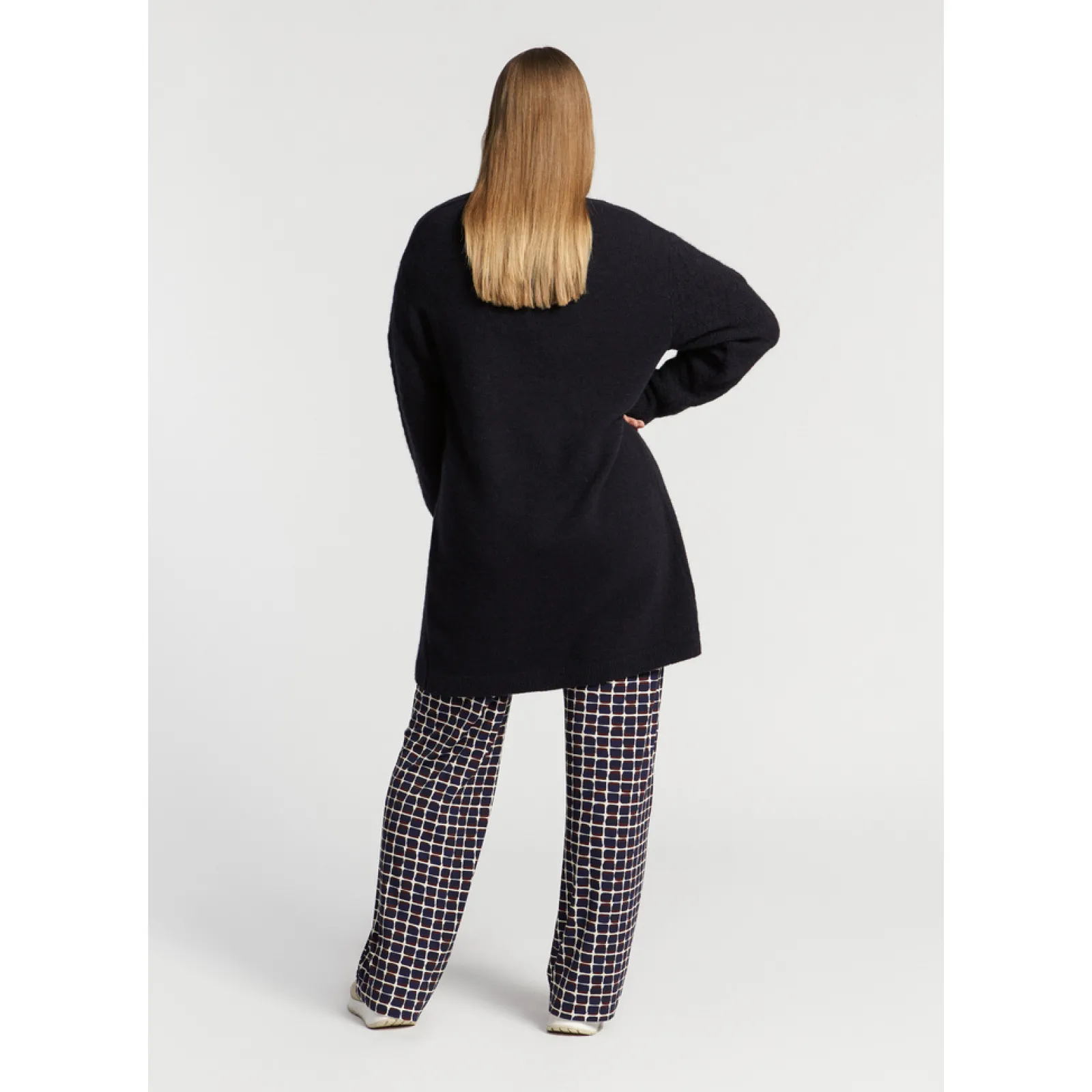Xandres Gilet long en laine d’alpaga-Femme Xandres Plus|Pulls & Cardigans