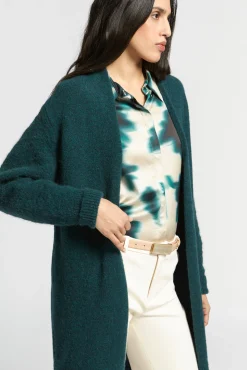 Xandres Gilet long en laine d’alpaga-Femme Xandres Plus|Pulls & Cardigans
