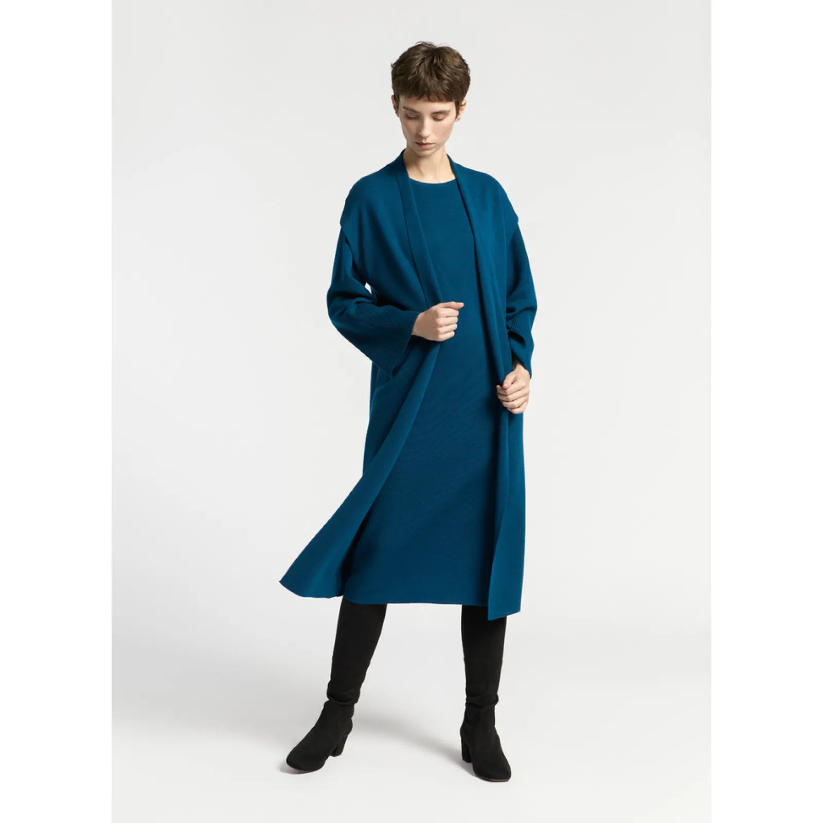 Xandres Gilet long en maille-Femme Pulls & Cardigans