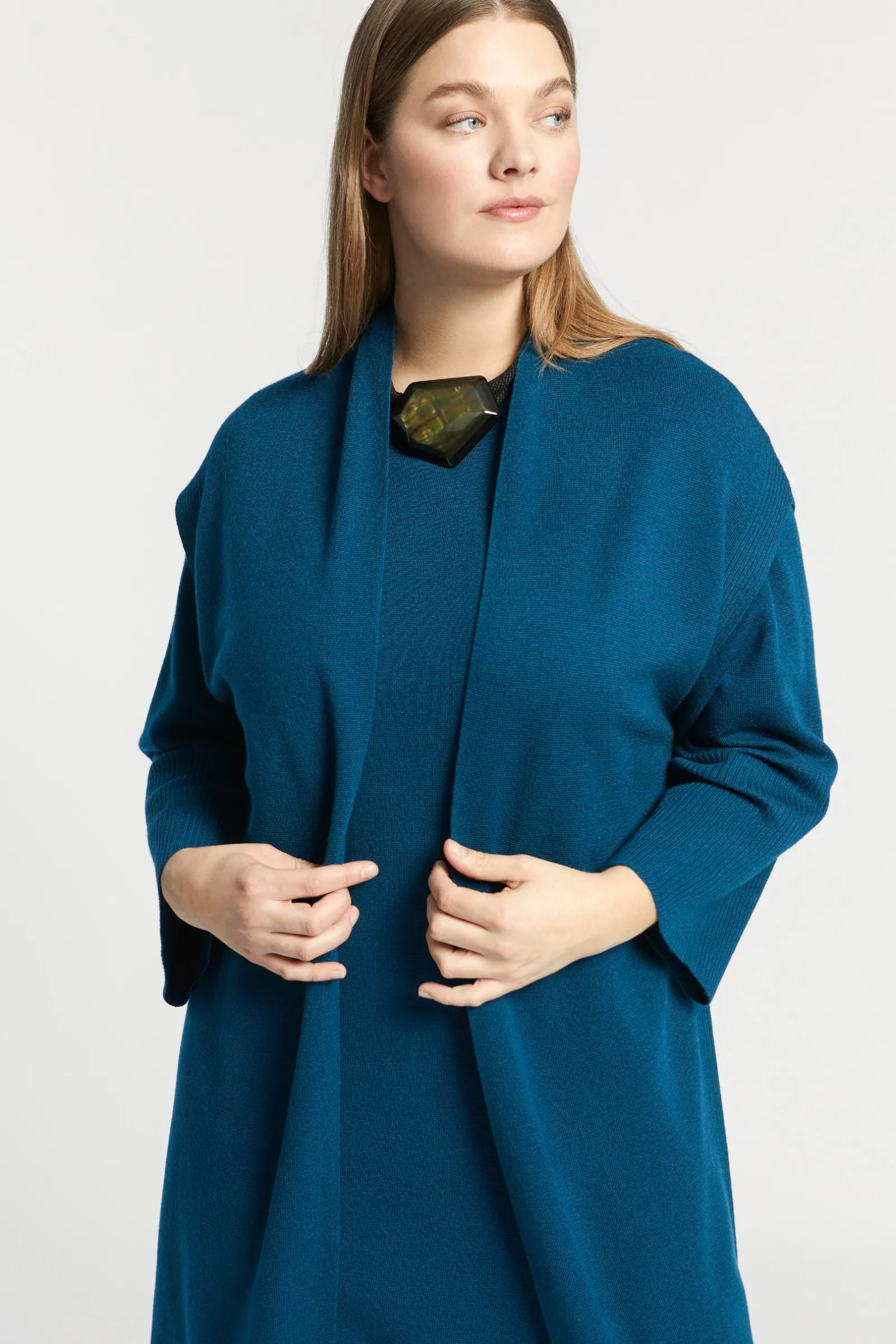 Xandres Gilet long en maille-Femme Pulls & Cardigans
