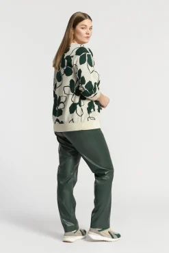 Xandres Gilet à motif floral en jacquard-Femme Xandres Plus|Pulls & Cardigans