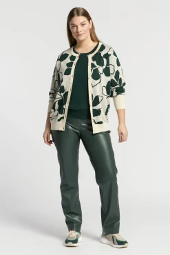 Xandres Gilet à motif floral en jacquard-Femme Xandres Plus|Pulls & Cardigans