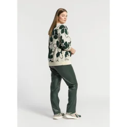 Xandres Gilet à motif floral en jacquard-Femme Xandres Plus|Pulls & Cardigans
