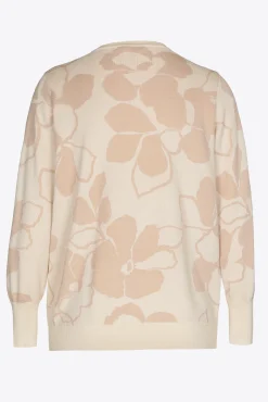 Xandres Gilet à motif floral en jacquard-Femme Xandres Plus|Pulls & Cardigans