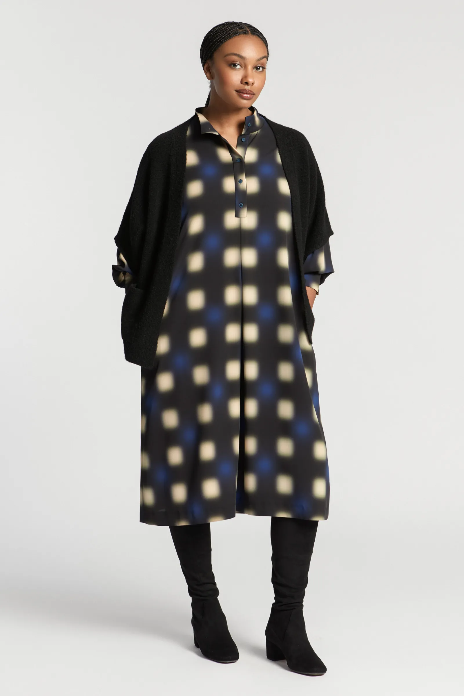 Xandres Gilet à épaules tombantes-Femme Xandres Plus|Pulls & Cardigans