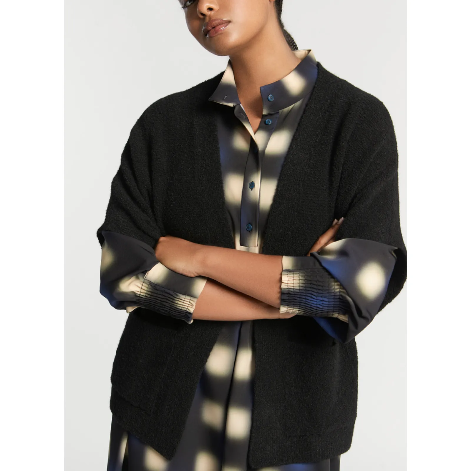 Xandres Gilet à épaules tombantes-Femme Xandres Plus|Pulls & Cardigans