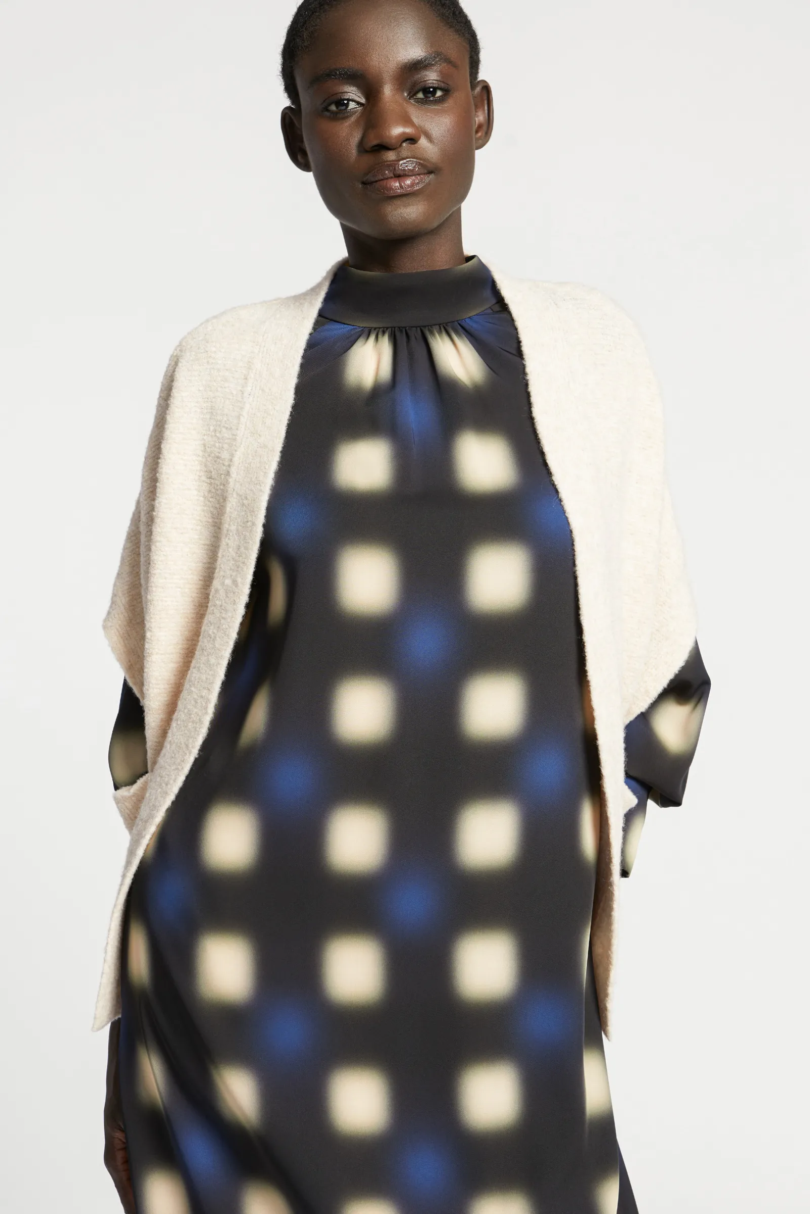 Xandres Gilet à épaules tombantes-Femme Xandres Plus