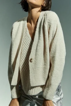 Xandres Gilet surdimensionné confectionné dans un mélange de laines-Femme Pulls & Cardigans