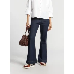 Xandres Jean à jambes larges-Femme Pantalons