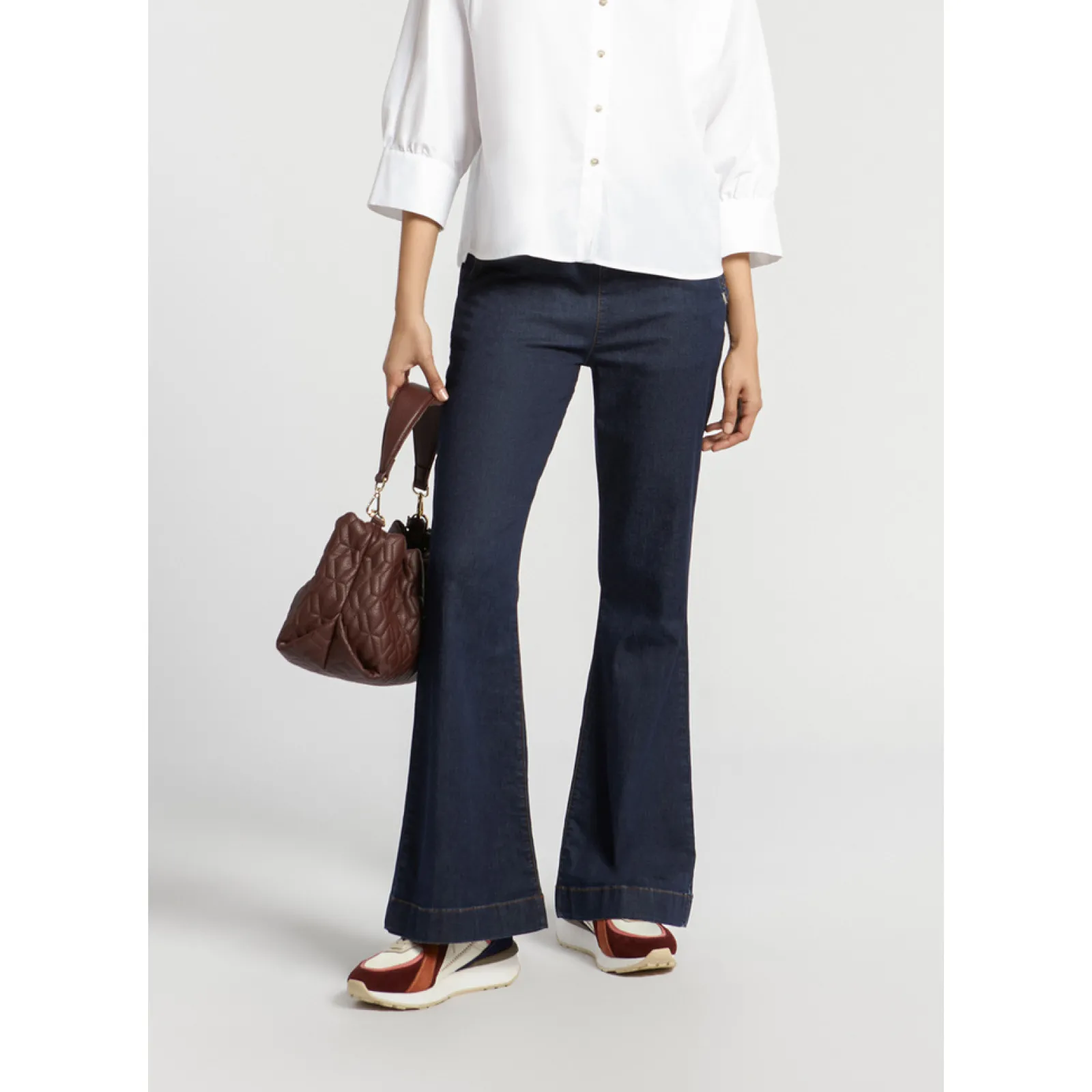 Xandres Jean à jambes larges-Femme Pantalons