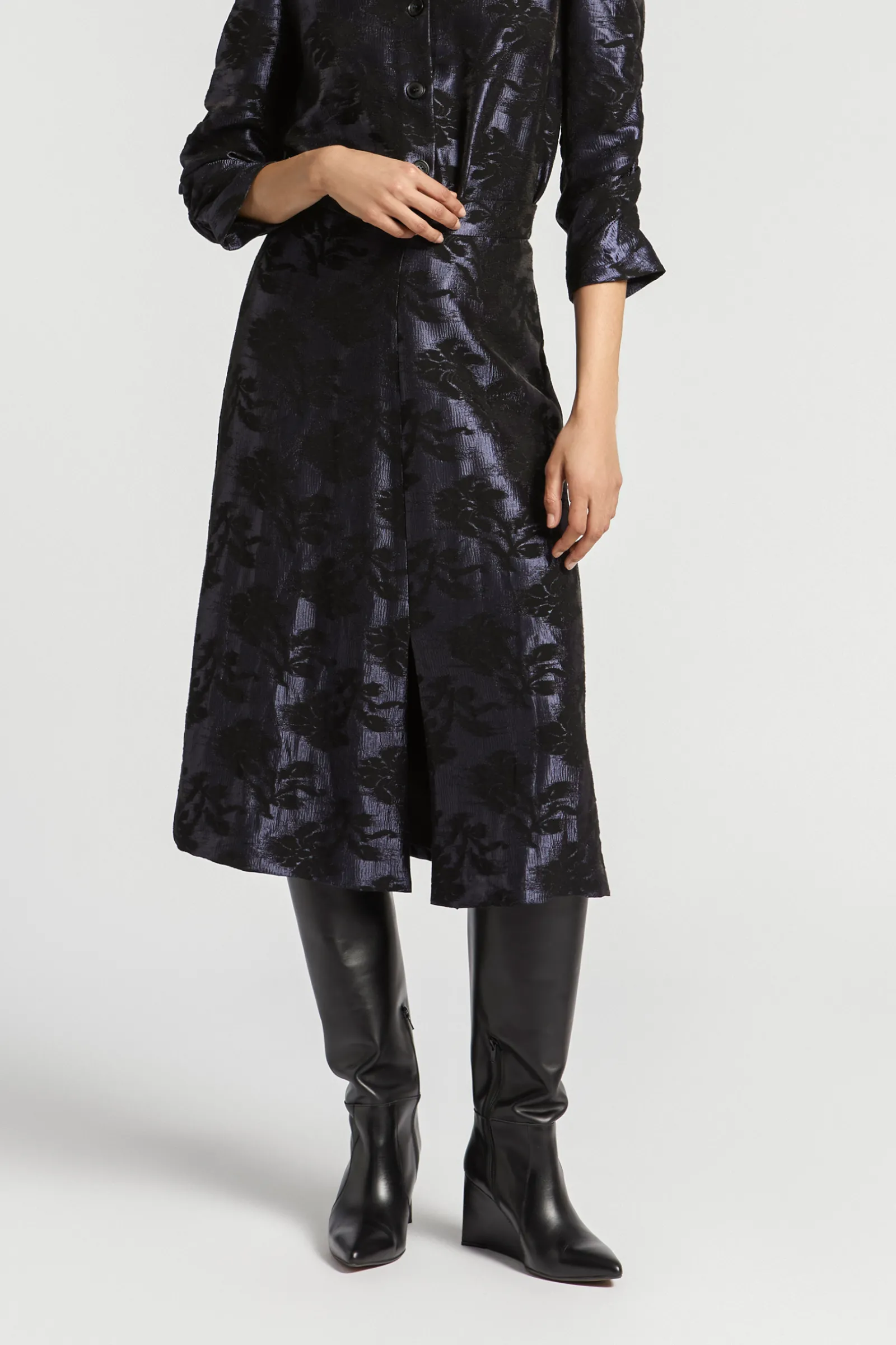Xandres Jupe en jacquard à imprimé floral-Femme Xandres Plus|Jupes