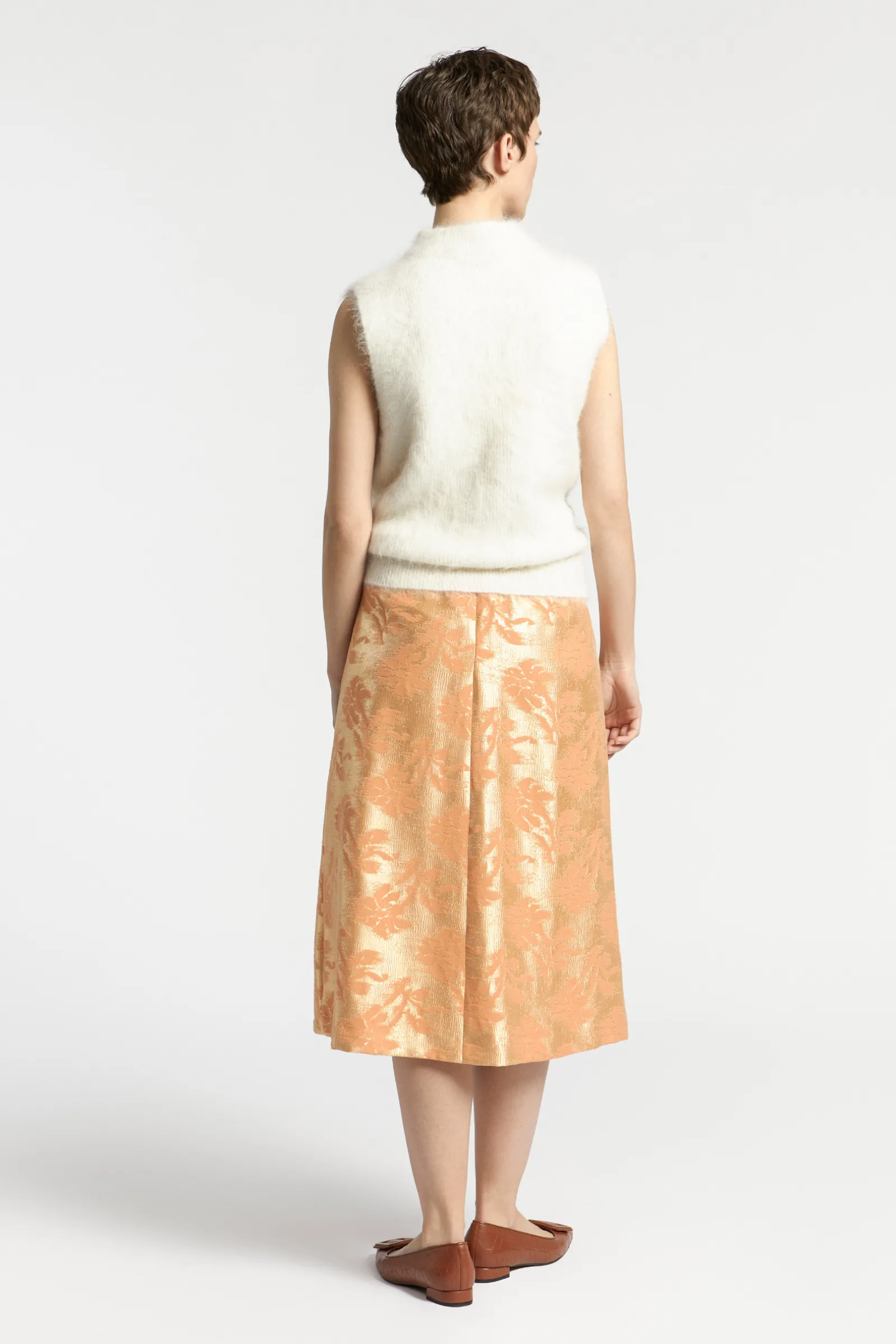 Xandres Jupe en jacquard à imprimé floral-Femme Xandres Plus|Jupes