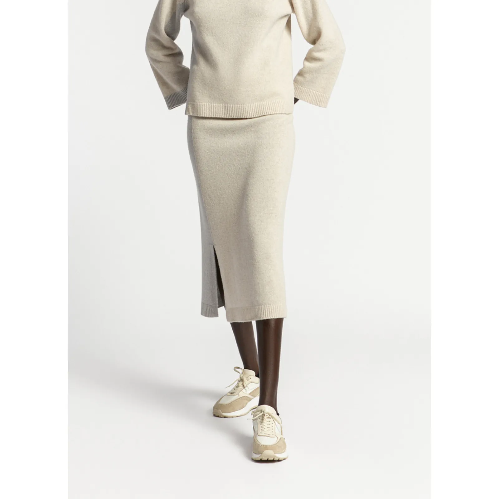 Xandres Jupe en laine fine ajustée-Femme Xandres Plus|Jupes