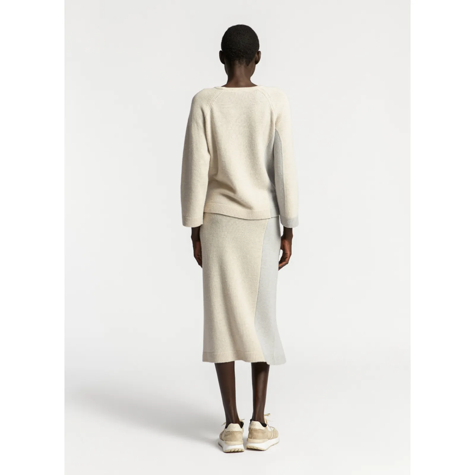 Xandres Jupe en laine fine ajustée-Femme Xandres Plus|Jupes
