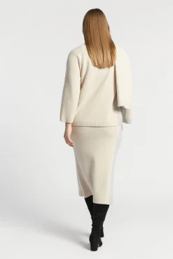 Xandres Jupe en laine fine ajustée-Femme Xandres Plus|Jupes