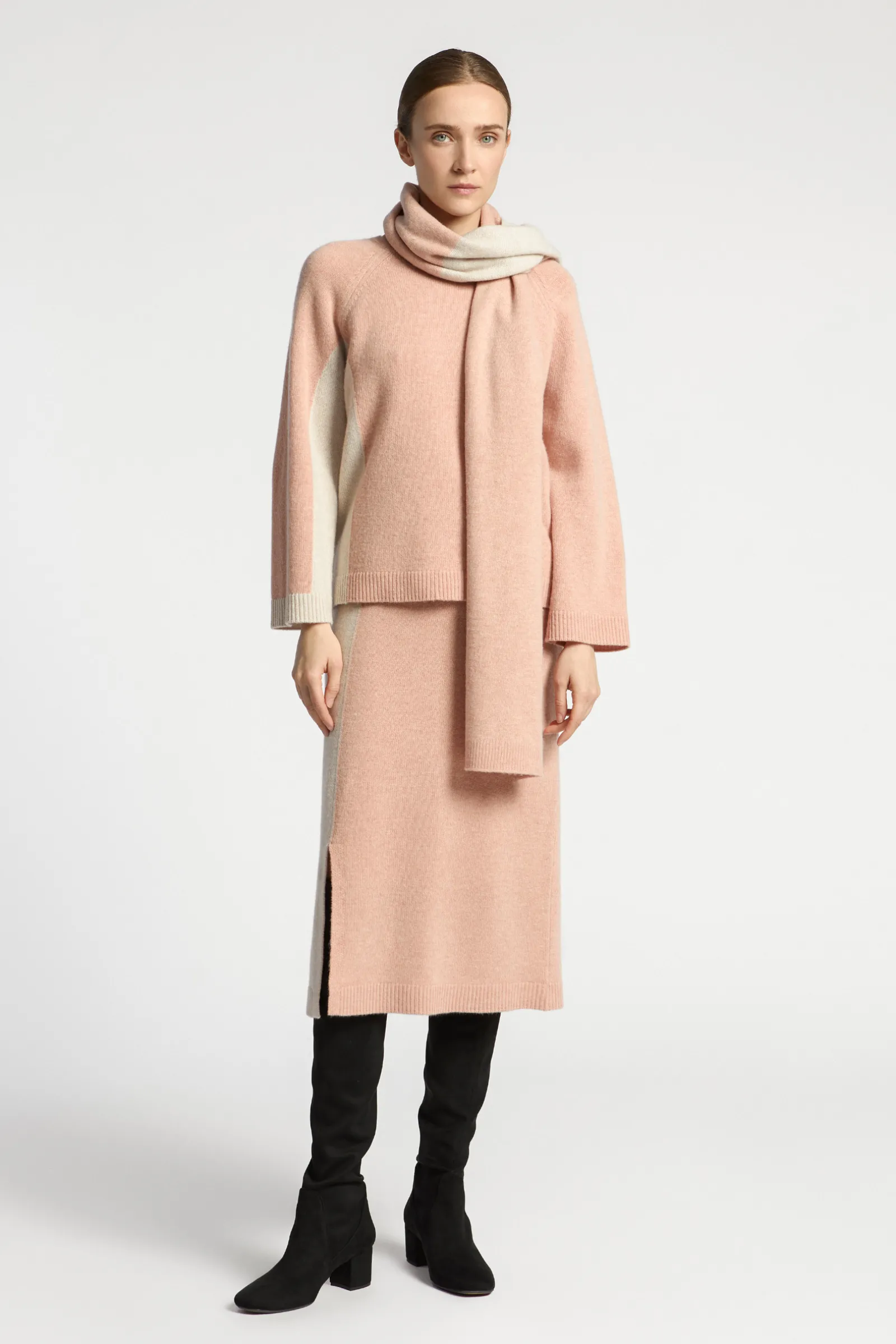 Xandres Jupe en laine fine ajustée-Femme Xandres Plus|Jupes
